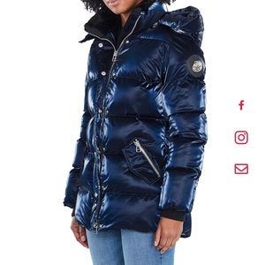 BNWT Woodpecker Womens Bumnester 3/4 Coat- All Wet Navy